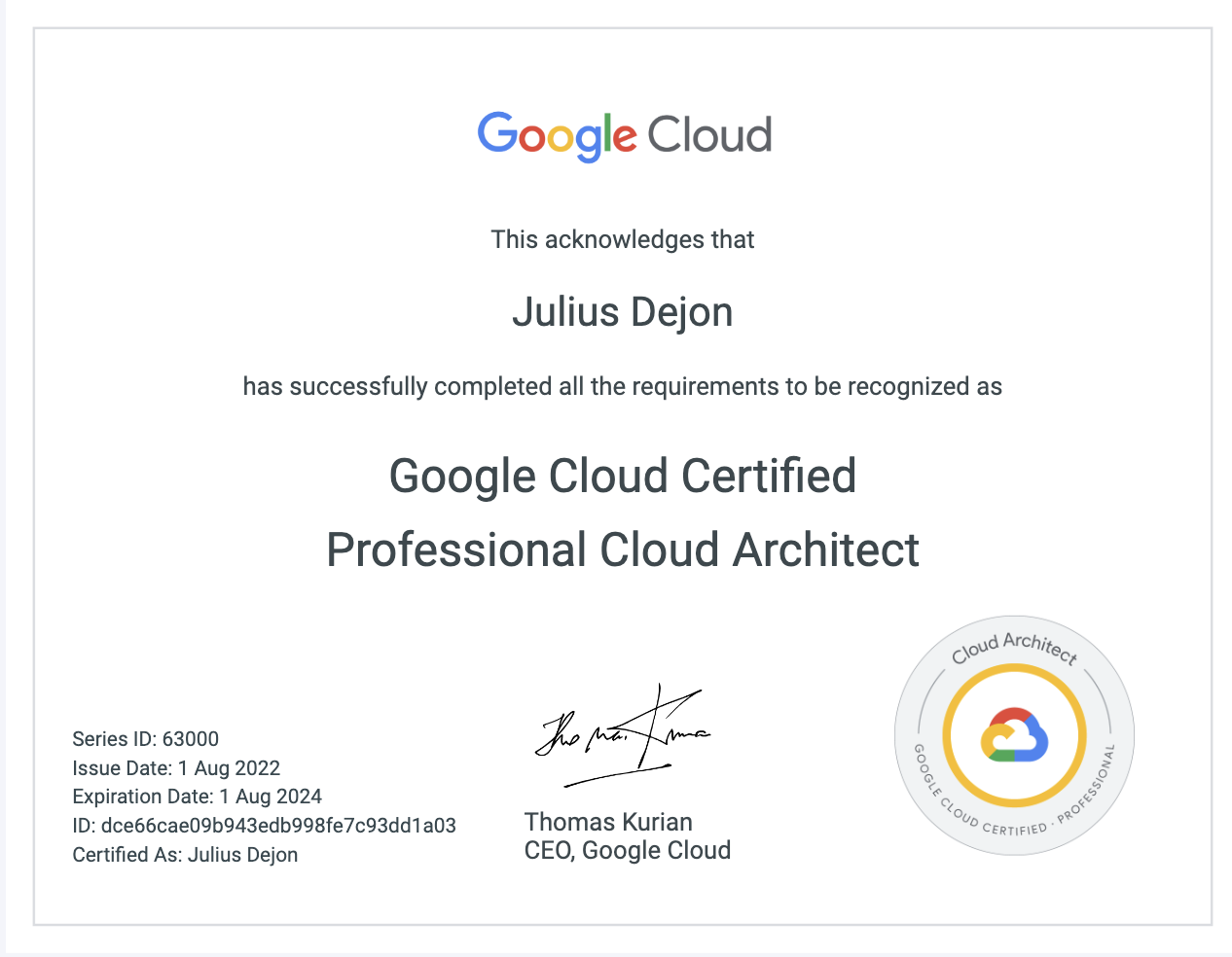 pro-arch pro-arch-certificate